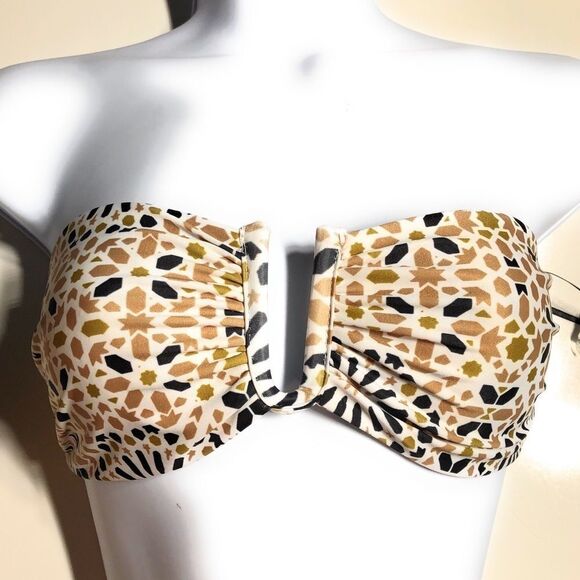 Beach Riot Stone Cold Fox Peony Bandeau nwt - Picture 5 of 8